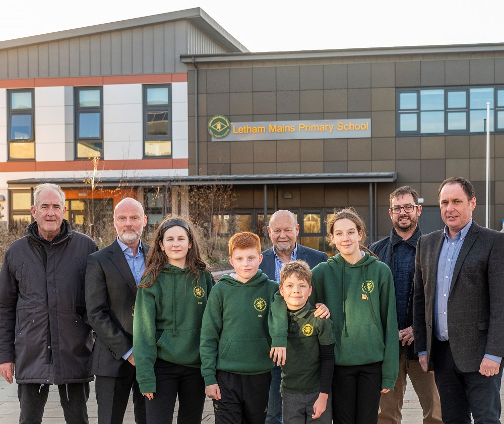 VIP tour for landowner and developer at milestone school Scottish